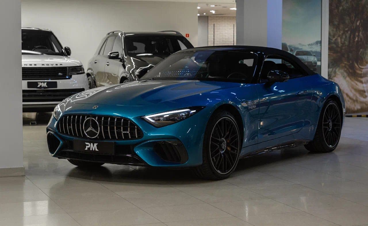 Mercedes-Benz SL-Класс AMG 63 AMG IV (R232) с пробегом, Синий